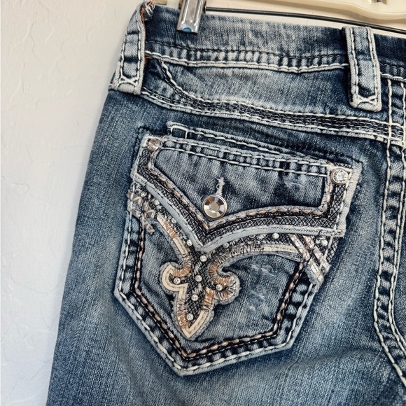 Rock Revival Mertie Straight Jeans size 26 - Picture 7 of 13